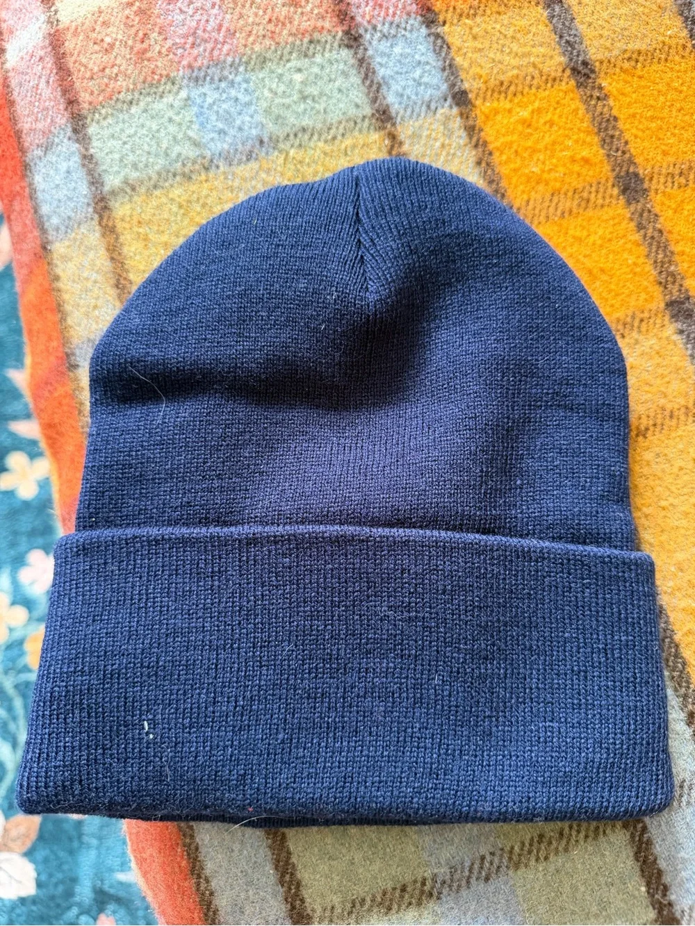 RWU Navy Embroidered Beanie - Unisex Winter Hat